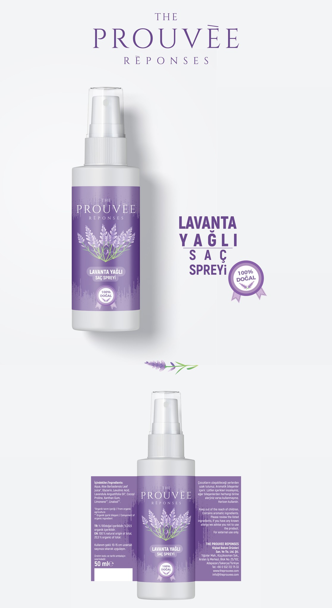 The Prouvee Reponses — Etiket tasarımı – 1