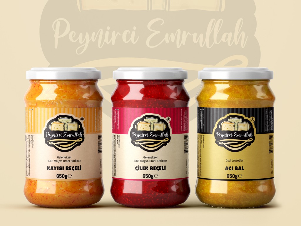 Peynirci Emrullah — Etiket tasarımı