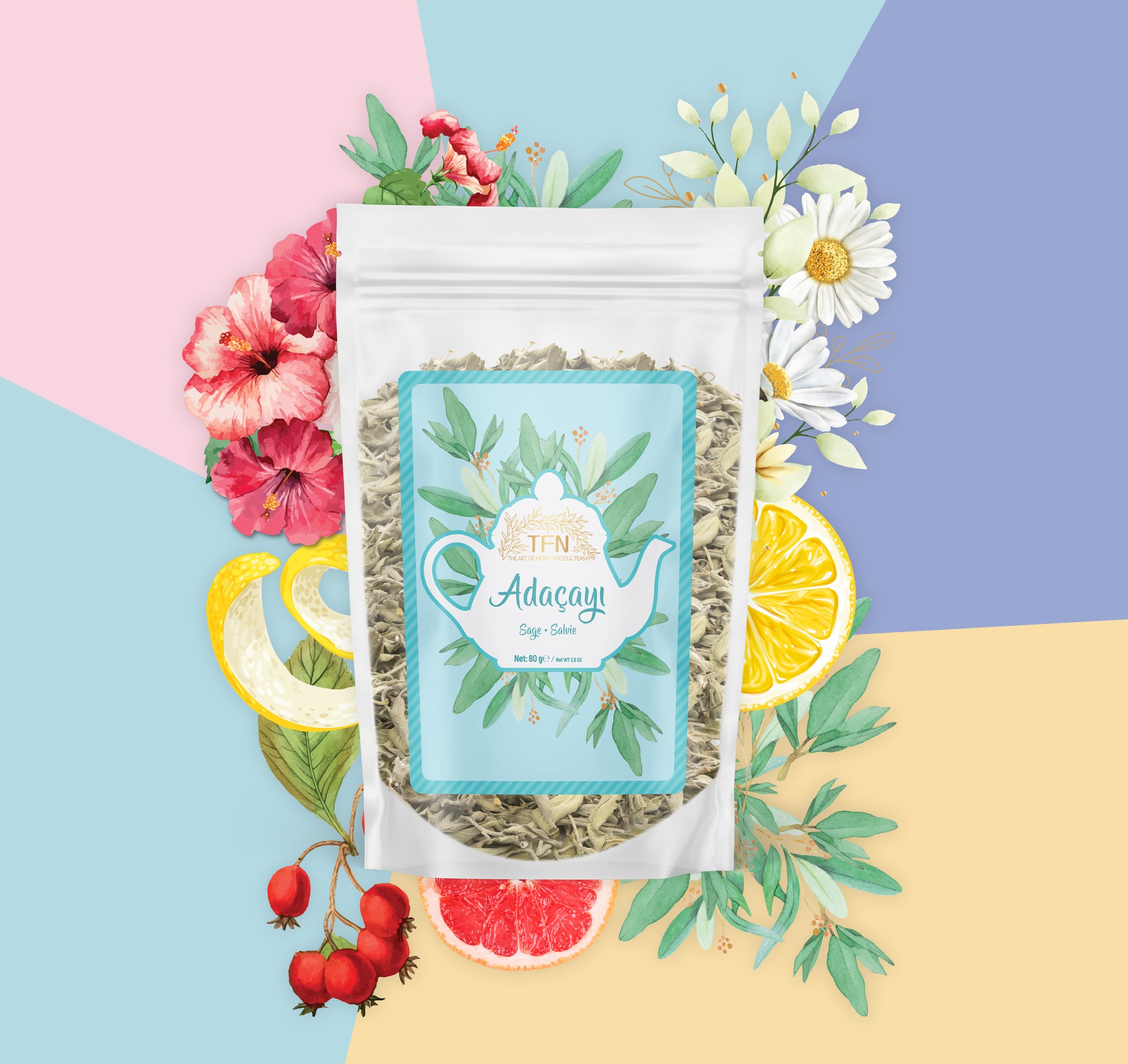 TFN — Bitkisel çay etiketleri – 1